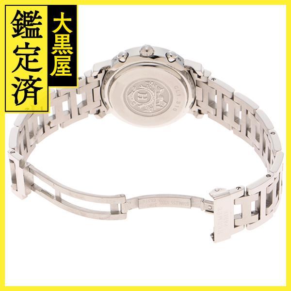 HERMES HERMES エルメス クリッパー クロノグラフ CL1.310 クオーツ SS