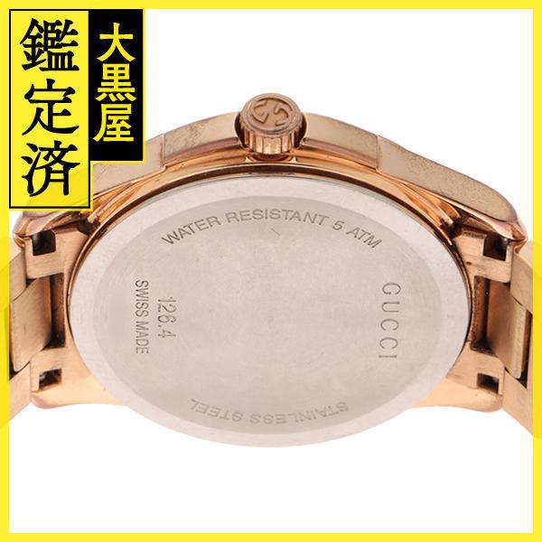 グッチ GUCCI YA126567 Gタイムレス ピンクゴールド腕時計