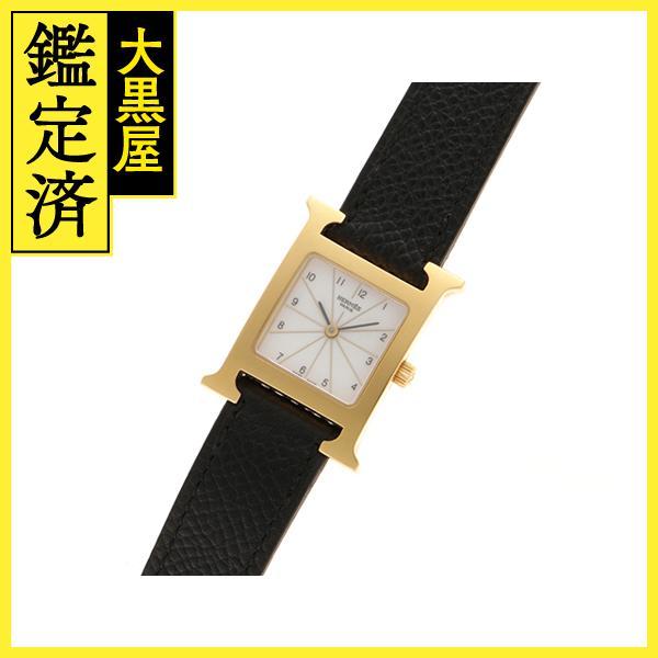 HERMES HEREMS エルメス 腕時計 Hウォッチ HH1.201 ホワイト文字盤  