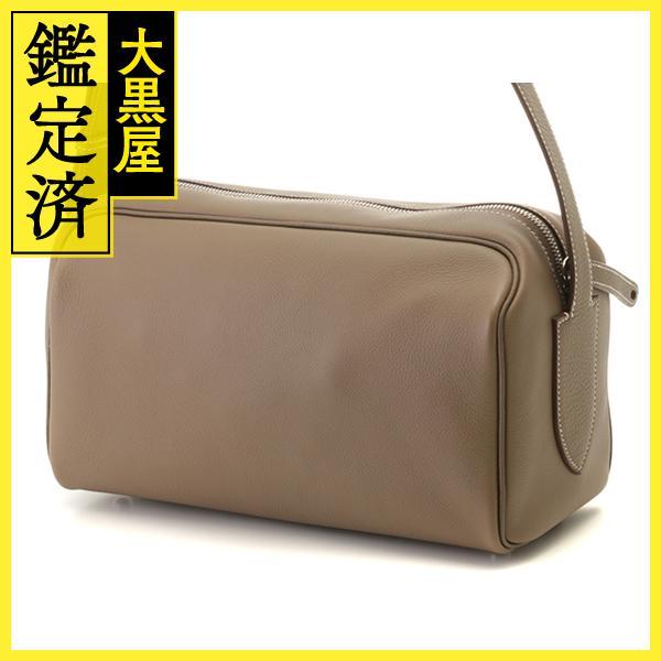 HERMES（エルメス） Herm〓s プティ クーリエ エトゥープ シルバー金具