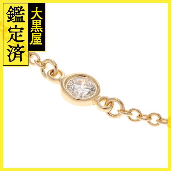 TIFFANY&Co. バイザヤード 1P ダイヤモンドブレスレットK18YG TIFFANY&Co. バイザヤード 1P ダイヤモンドブレスレットK18YG