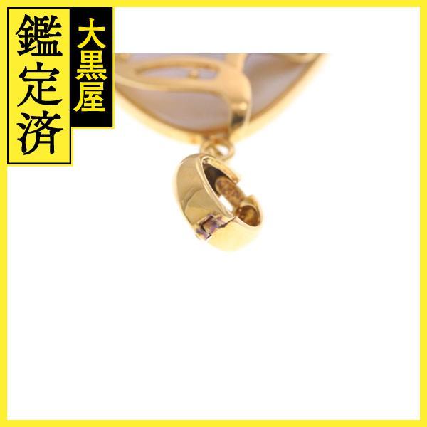 K18イエローゴールド　マザーオブパール　 ペンダントトップ JEWELRY ノンブランド ペンダント トップ K18 イエローゴールド 白蝶貝