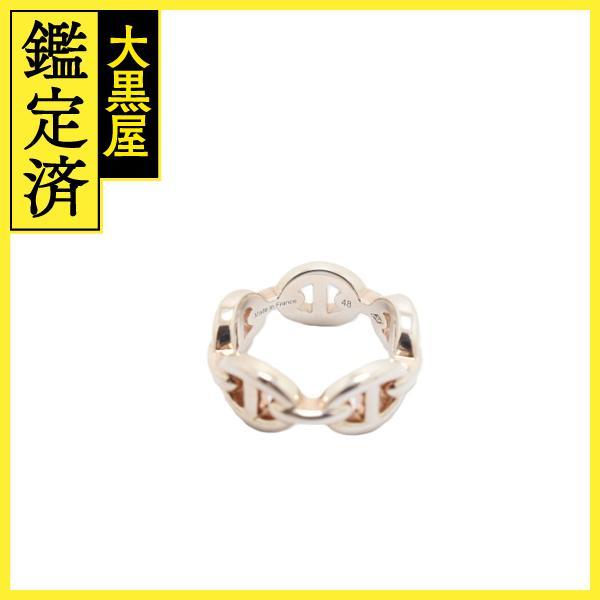 HERMES リング　アンシェネ　指輪　PM #48 シェーヌダンクル　8号 HERMES リング アンシェネ 指輪 PM #48 シェーヌダンクル 8号