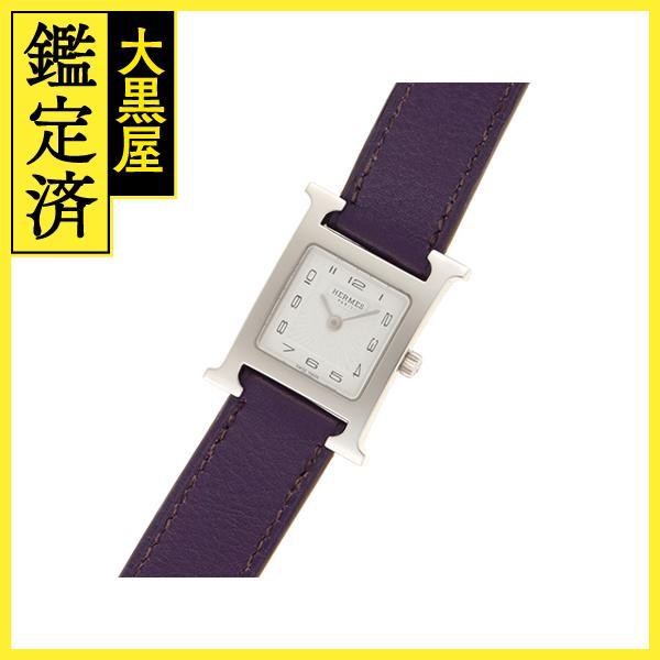 HERMES エルメス 腕時計 Hウォッチ PM ドゥブルトゥール HH1.210  