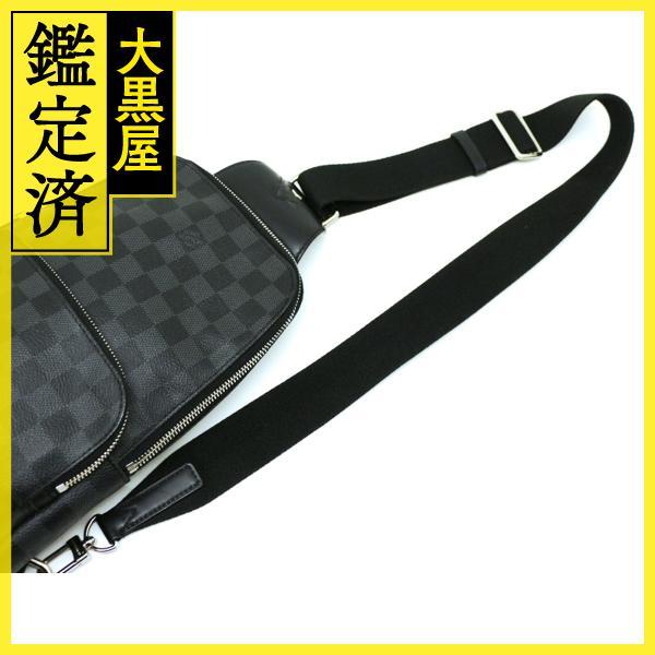【極美品】ルイヴィトン　アヴェニュースリングバッグ　N41719 グラフィット LOUIS VUITTON（ルイ・ヴィトン） LOUI VUITTON アヴェニュー スリング