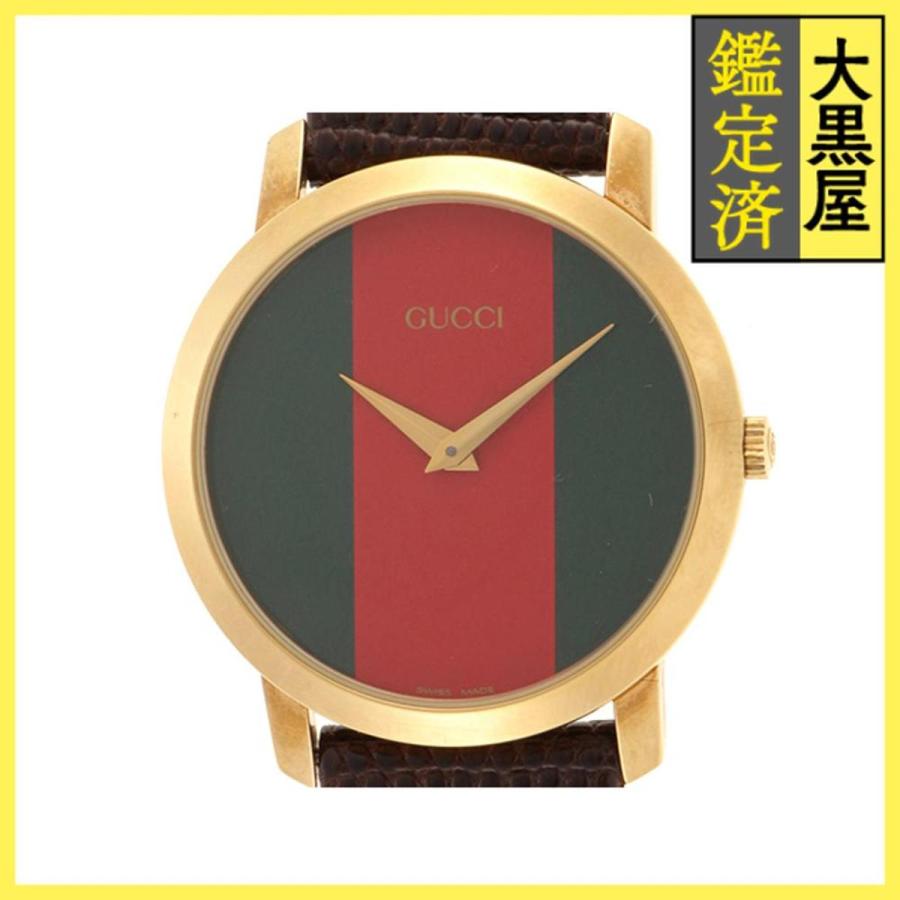 GUCCI（グッチ） シェリーライン 2200M GP/カワ クォーツ レッド 