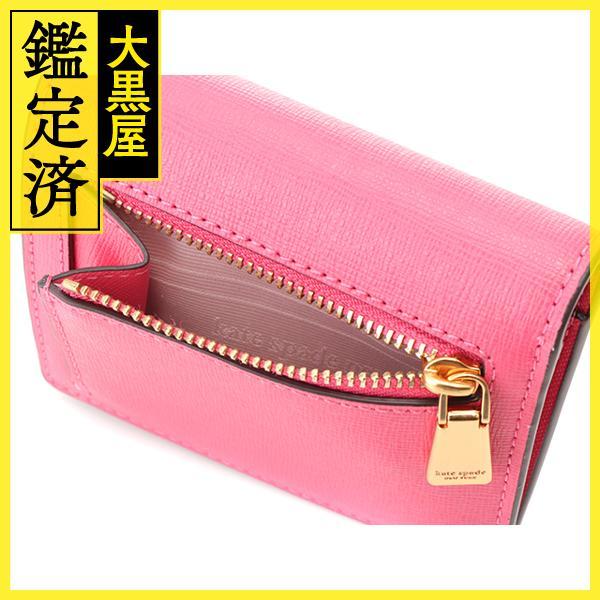 kate spade NEW YORK Kate spade ケイトスペード 二つ折ZIP財布 ピンク 