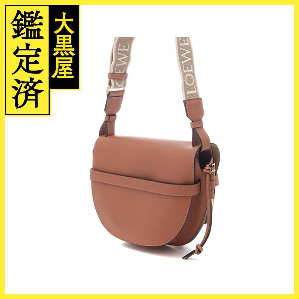 LOEWE（ロエベ） ゲートバッグ スモール ブラウン ソフトカーフ
