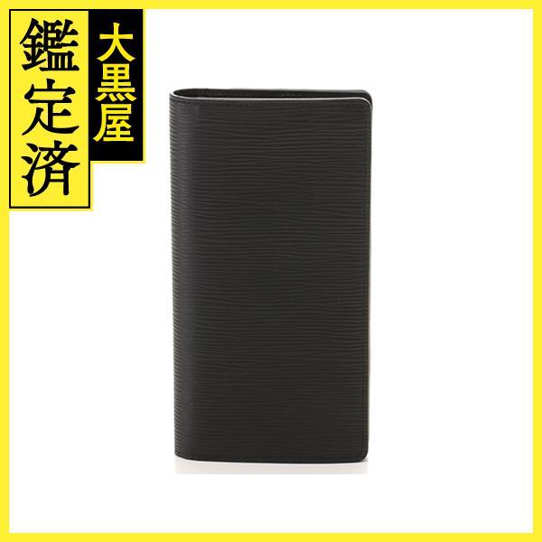 【最高級美品】ルイヴィトン エピ ポルトフォイユ ブラザ 長財布 黒 ノワール ルイ ヴィトン◎ポルトフォイユ ブラザ エピ ノワール 長財布 ブラック