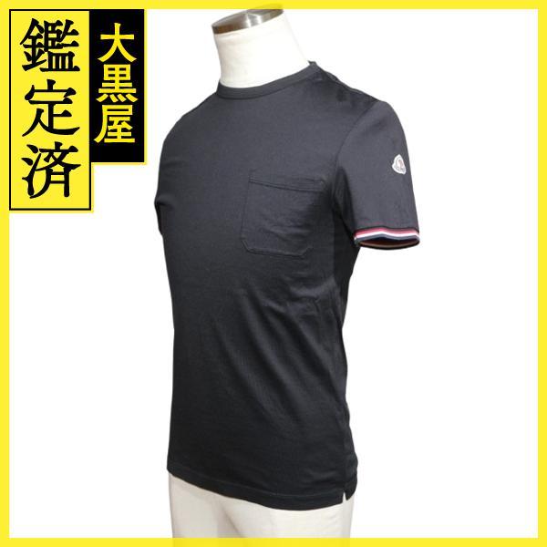MONCLER モンクレール MAGLIA Tシャツ メンズXS ブラック コットン