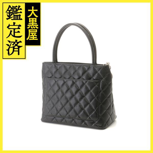 CHANEL（シャネル） 復刻トート ブラック／SV キャビア A01804【430