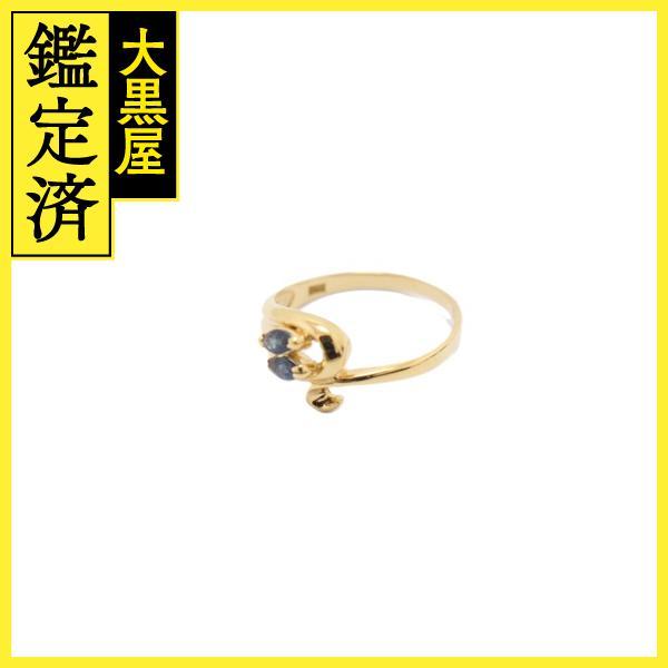 JEWELRY ノンブランドジュエリー デザインリング 指輪 K18 サファイア 