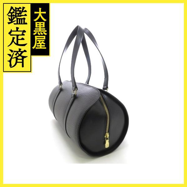 美品　ルイヴィトン　スフロ ノワール エピ エンボスレザー ハンドバッグ LOUIS VUITTON（ルイ・ヴィトン） ハンドバッグ スフロ エピ ノワール