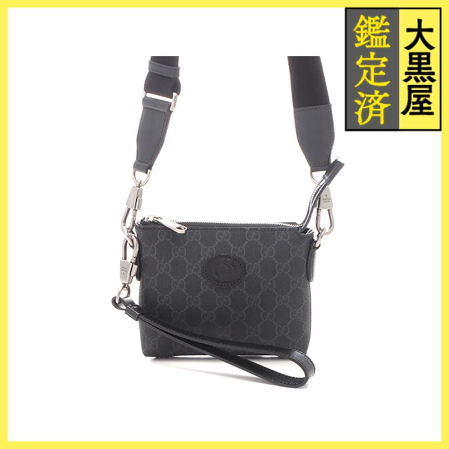 GUCCI（グッチ） インターロッキングG 2wayバッグ 723306 ブラック PVC