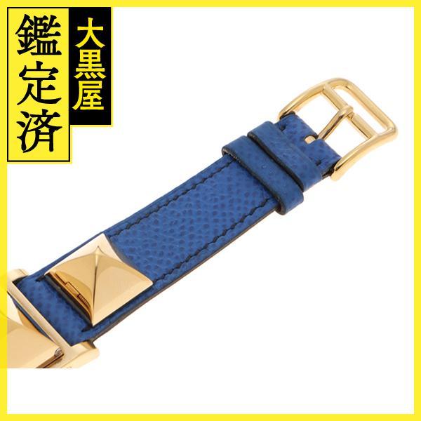 HERMES エルメス 腕時計 1995年05月 並行 メドール ME1.201 GP/SS/革  