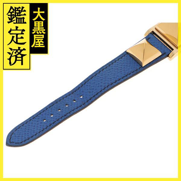 HERMES エルメス 腕時計 1995年05月 並行 メドール ME1.201 GP/SS/革  