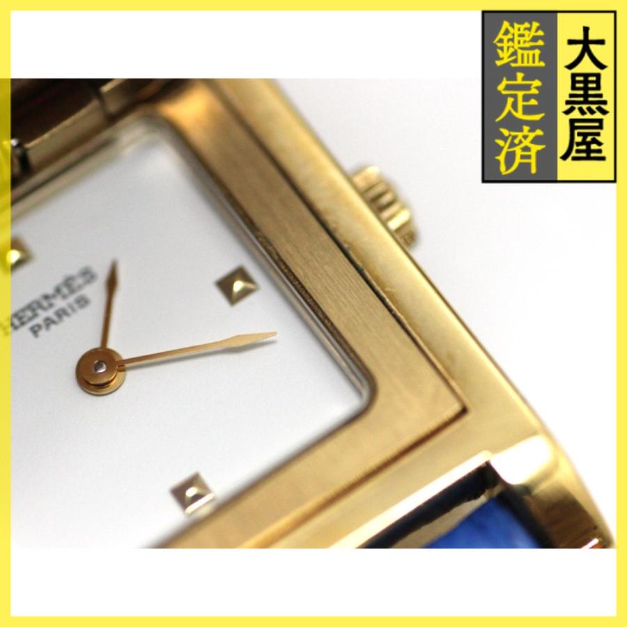 HERMES（エルメス） メドール ME1.201 GP/SS/革 ホワイト 女性用