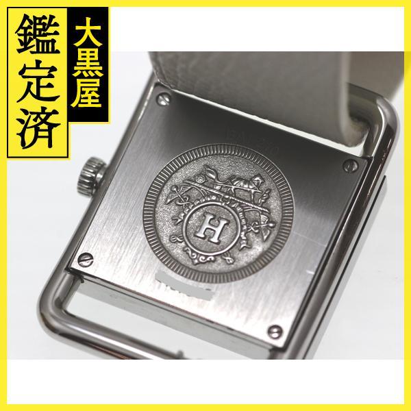 HERMES エルメス 腕時計 2008年7月正規品 バレニア BA1.210 テンレス  