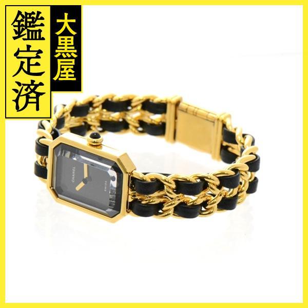 CHANEL CHANEL シャネル プルミエールM H0001 GP/革 女性用クオーツ