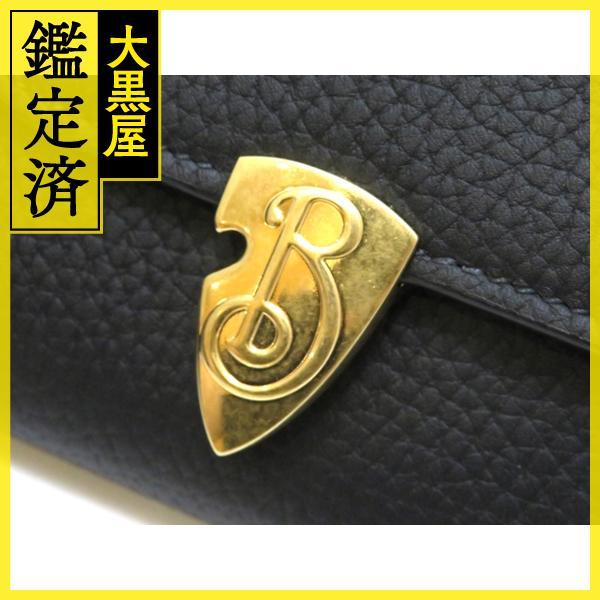 BURBERRY（バーバリー） Bシールド ウォレット ブラック カーフ