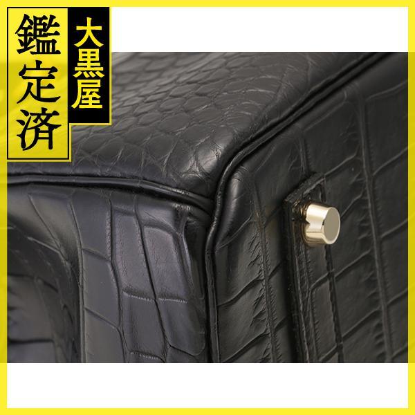 HERMES（エルメス） バーキン35 アリゲーター・マット ブラック