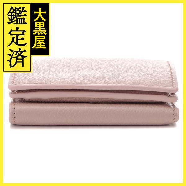 SAINT LAURENT サンローラン 三つ折り財布 タイニーウォレット ピンク