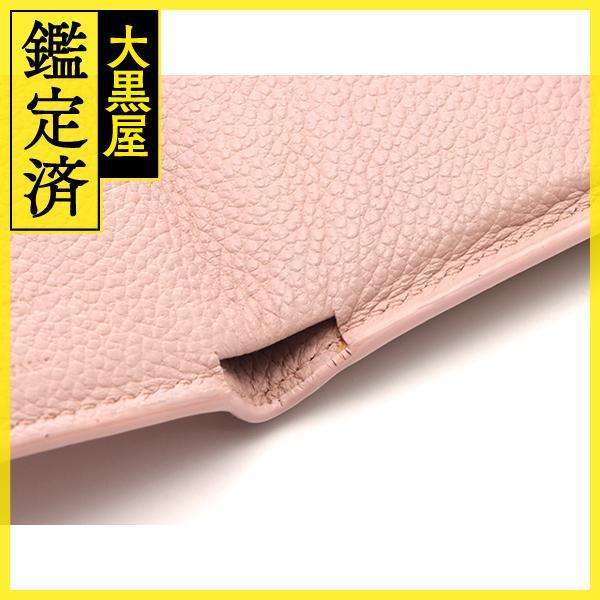 SAINT LAURENT サンローラン 三つ折り財布 タイニーウォレット ピンク