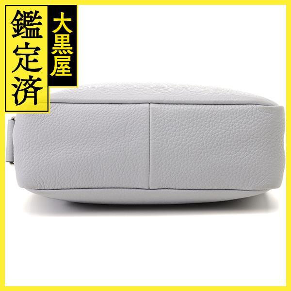 PRADA プラダ ショルダーバッグ 1BH182 ブルーグレー レザー【207 
