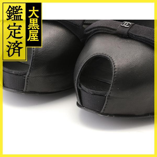 CHANEL（シャネル） オープントゥリボンタイパンプス レディース38