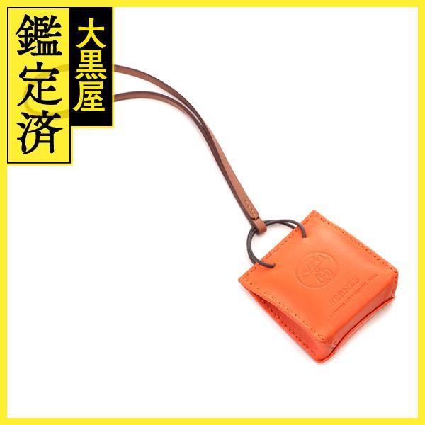 HERMES（エルメス） サックオランジュ バッグチャーム フーオレンジ Y