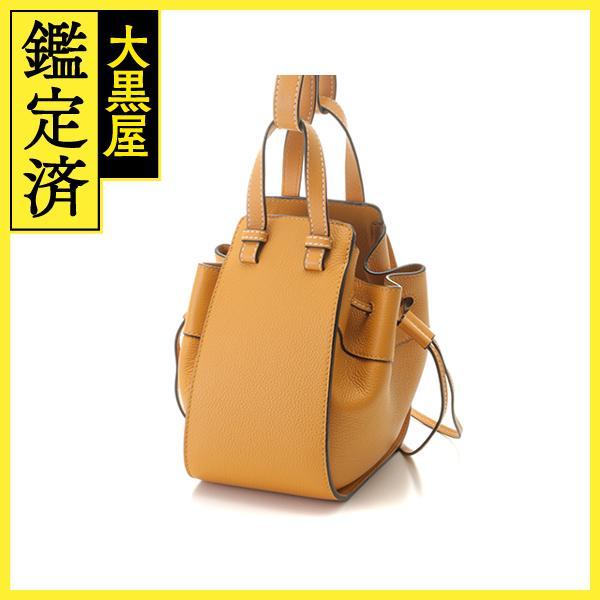 LOEWE（ロエベ） ハンモック ドローストリングバッグ ミニ イエロー