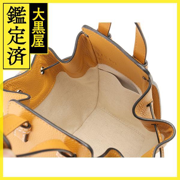 LOEWE（ロエベ） ハンモック ドローストリングバッグ ミニ イエロー