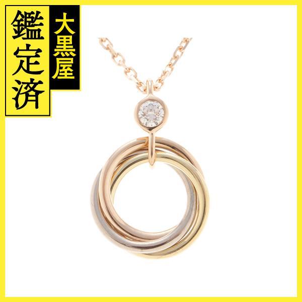 Cartier カルティエ トリニティ ネックレス B7224815 K18WG/PG/YG 