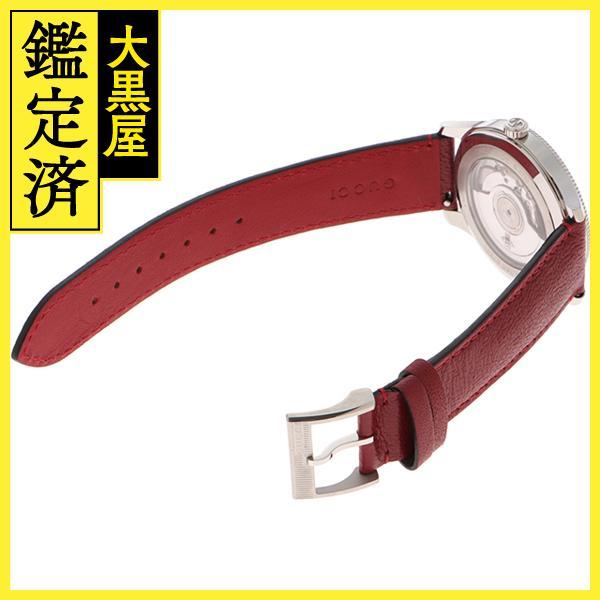 GUCCI（グッチ） Gタイムレス 126.3/YA126346 SS/レザー 男性用自動巻