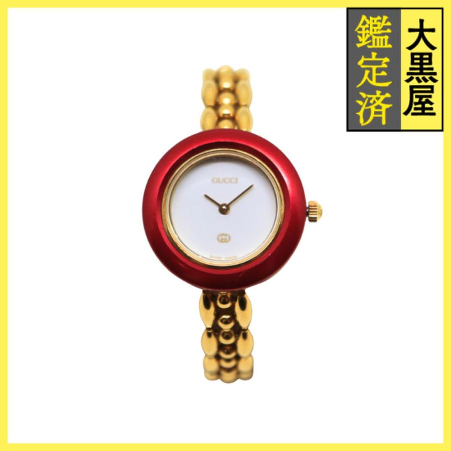 GUCCI（グッチ） チェンジベゼル 11/12 GP 白 女性用/Ladies watches