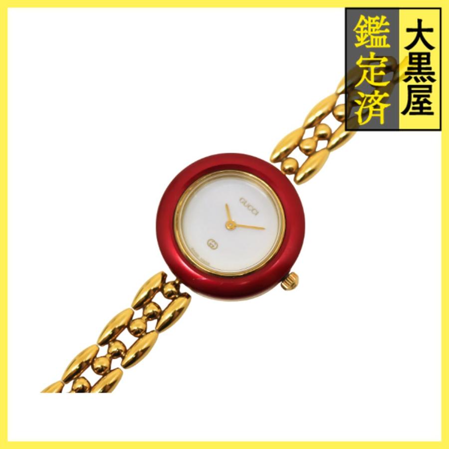GUCCI（グッチ） チェンジベゼル 11/12 GP 白 女性用/Ladies watches