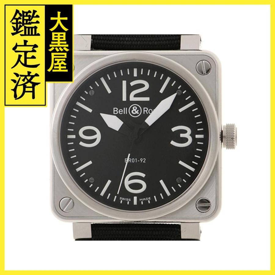 Bell ＆ Ross ベル＆ロス - BR01-92-S SS ブラック 男性用/Men's