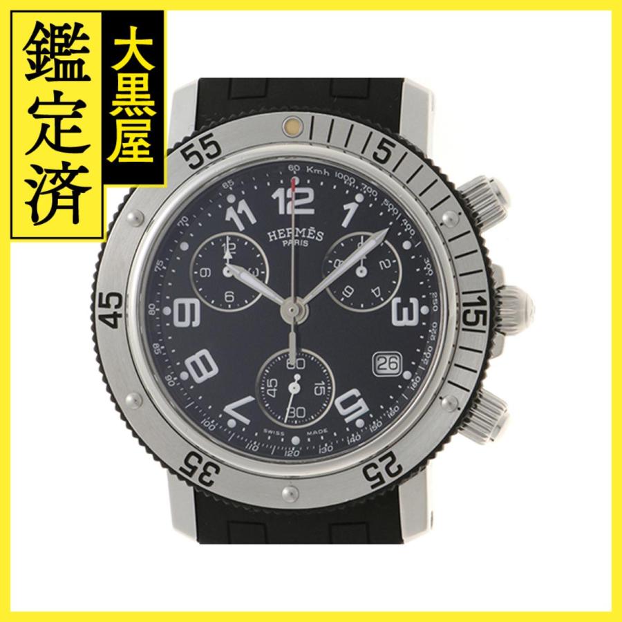 稼働品 HERMES エルメス 時計 クリッパーCL2.915.330/3770 HERMES（エルメス） クリッパーダイバー CL2.915.330/3770 SS クォーツ
