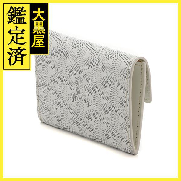 【超極美品】GOYARD マリニー　二つ折り財布　白×イエロー GOYARD（ゴヤール） マリニー ウォレット MARIGNPMLTY50CL50P 【471