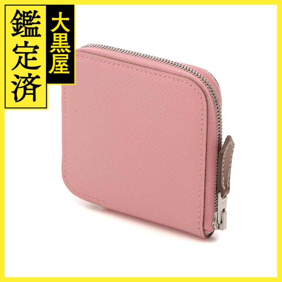 HERMES HERMES エルメス アザップシルクインコインケース ローズ  