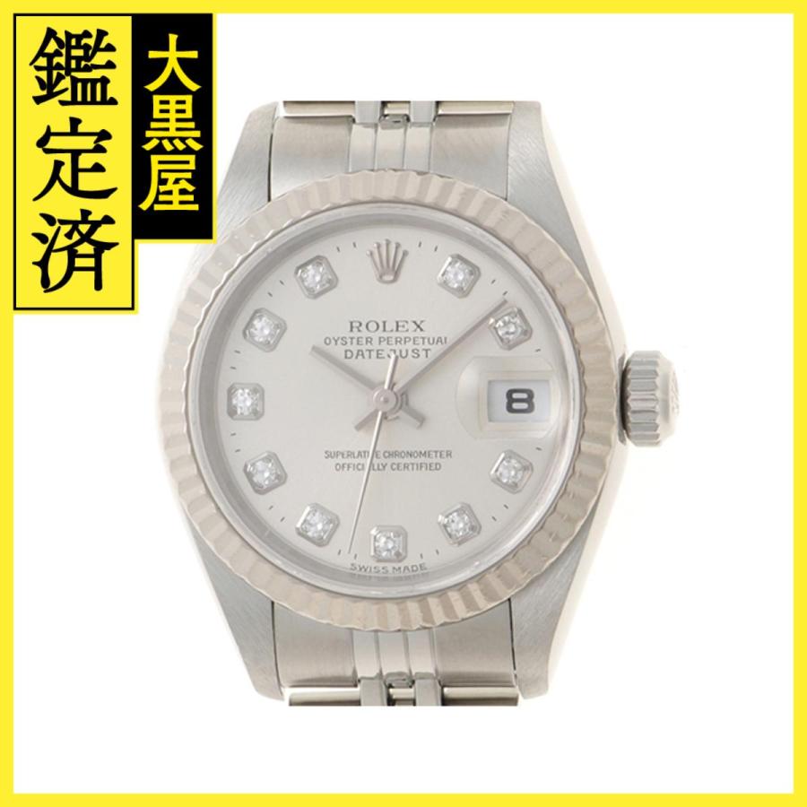ROLEX ロレックス デイトジャスト 79174G K18WG/SS 自動 シルバー/新  