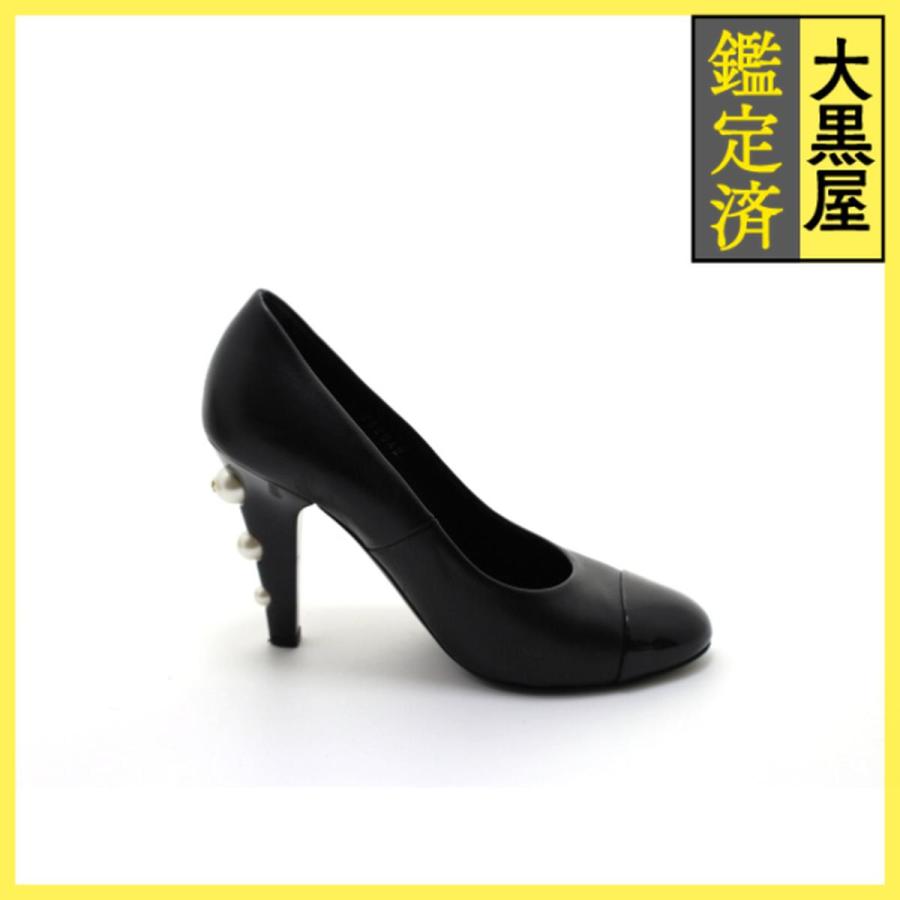 CHANEL（シャネル） 靴 フェイクパールパンプス レディース37ハ−フ(約
