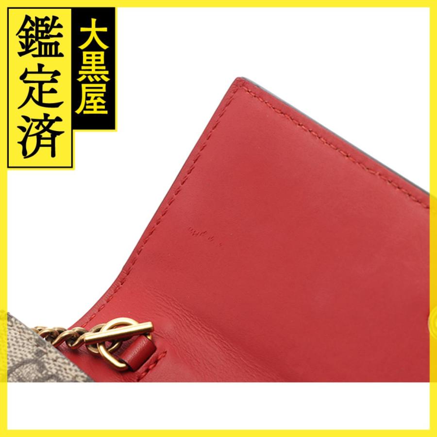 GUCCI（グッチ） チェリーGGスプリームミニチェーンショルダーバッグ