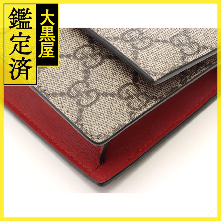 GUCCI（グッチ） チェリーGGスプリームミニチェーンショルダーバッグ