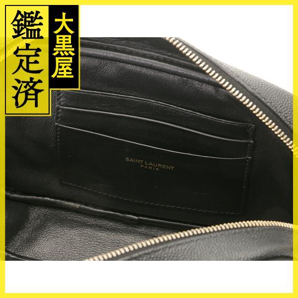 イヴサンローラン  ショルダーバッグ チェーンバッグ 黒 レザー Yves Saint Laurent（イヴ・サンローラン） サンローラン ルー