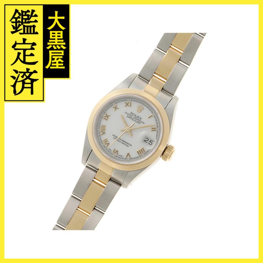 ROLEX ロレックス デイトジャスト 69163 SS/YG ホワイト 女性用/Ladies  