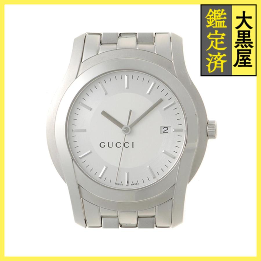 GUCCI 腕時計 グッチ 5500XL シルバー GUCCI（グッチ） 5500XL 5500XL SS/SS クォーツ シルバー 男性用/Men's