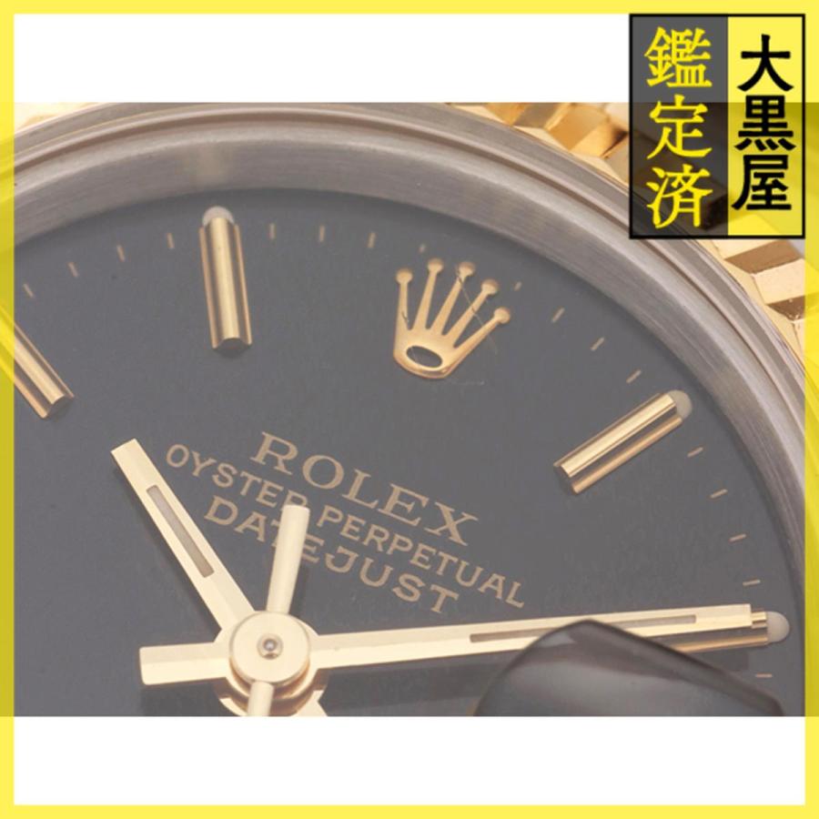 ROLEX（ロレックス） デイトジャスト 69173 18YG/SS 自動 ブラック