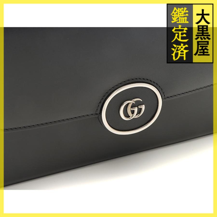GUCCI（グッチ） プチGG 2wayスモールショルダーバッグ ブラック