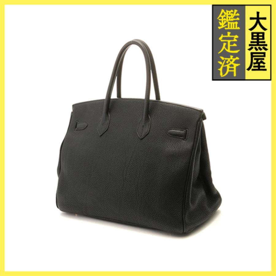 HERMES（エルメス） □G刻印 バーキン35 ブラック/GP トゴ